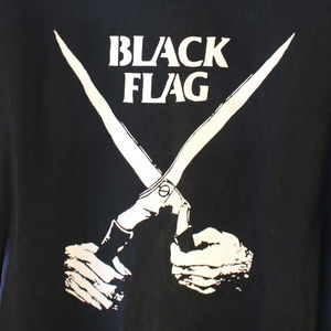 BLACK FLAG Band t-shirt Scissors